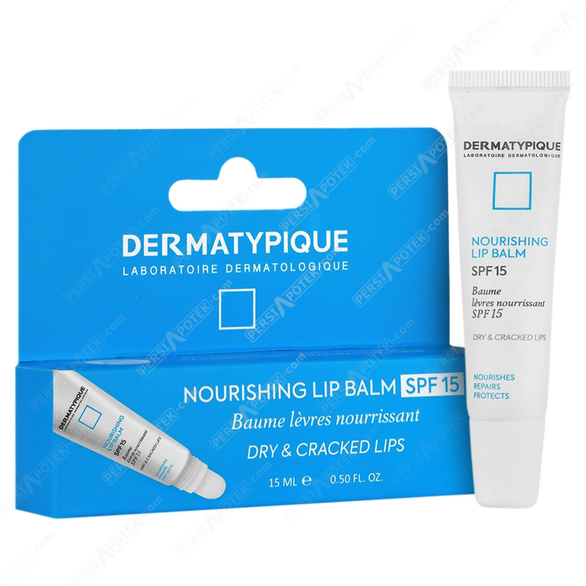درماتیپیک نرم کننده مغذی و ترمیم کننده لب SPF15