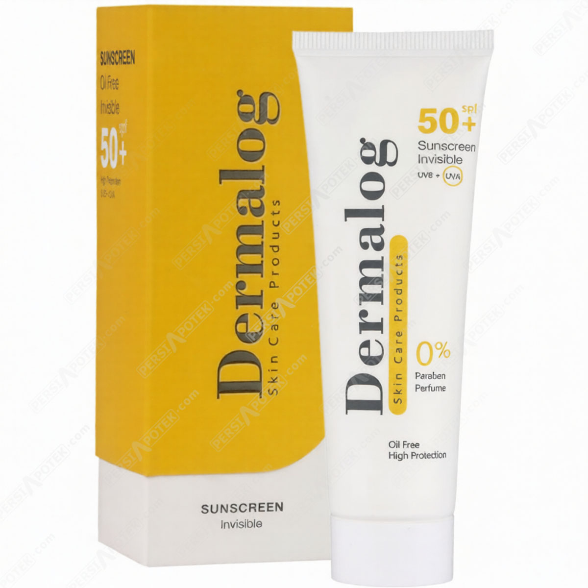 درمالوگ کرم ضد آفتاب بی رنگ SPF50 پوست مختلط تا چرب