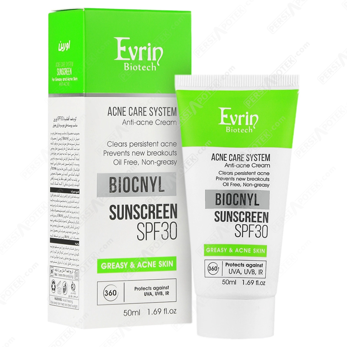 اورین کرم ضد آفتاب SPF 30 و آنتی آکنه
