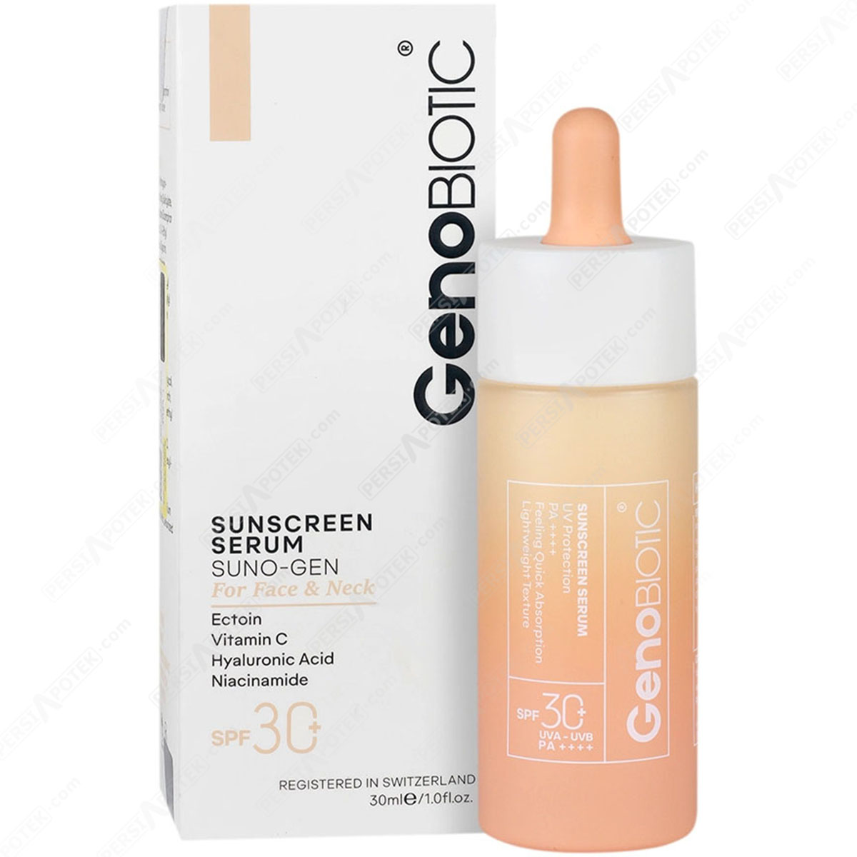 ژنو بایوتیک سرم ضد آفتاب صورت و گردن SPF30