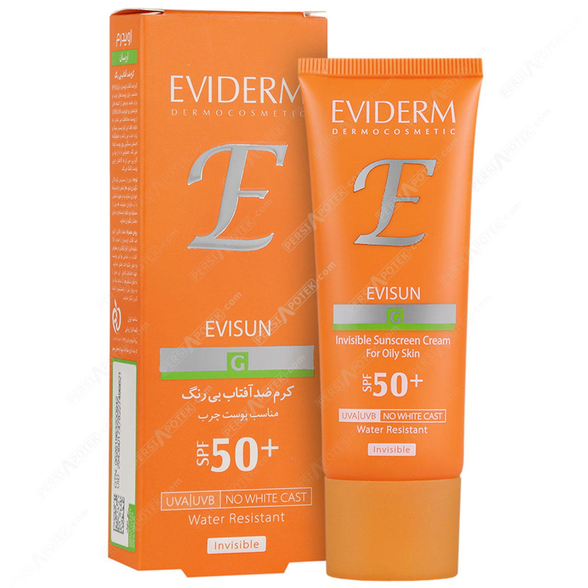 اویدرم کرم ضد آفتاب رنگی +SPF50 اوی سان پوست چرب