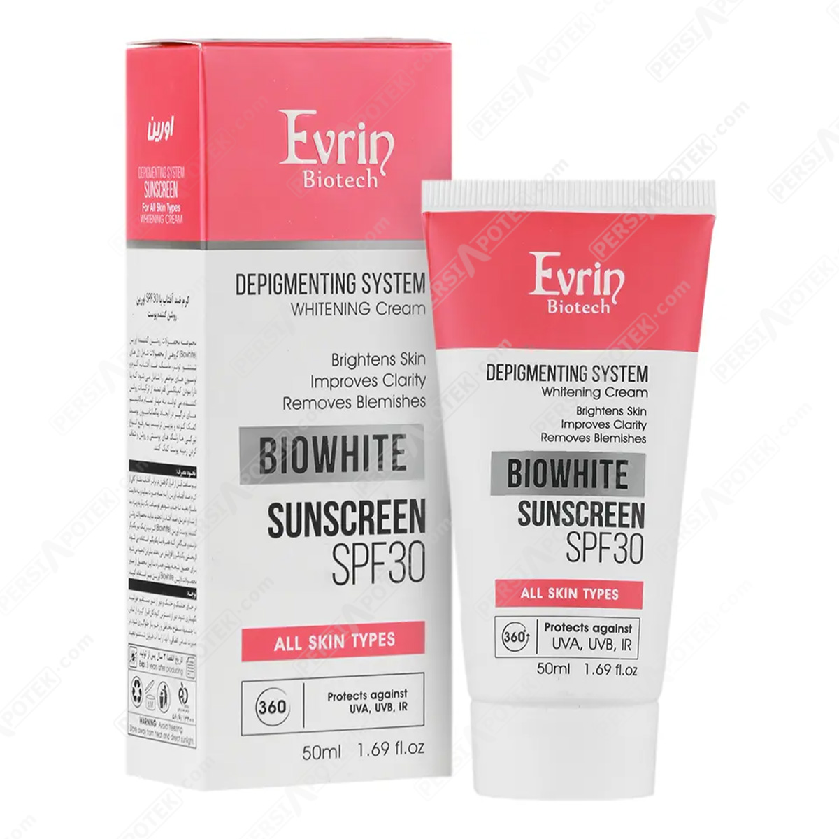 اورین کرم ضد آفتاب SPF 30 و روشن کننده